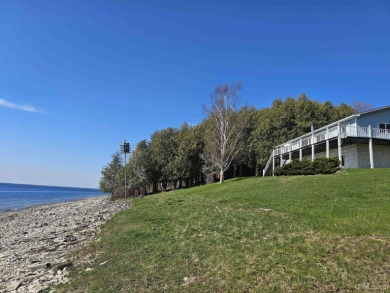 Lake Michigan Waterfront Home - 200' Frontage on 3 Acres! on Garden Golf Course in Michigan - for sale on GolfHomes.com, golf home, golf lot