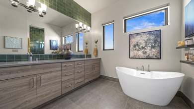 This modern masterpiece, built in 2020, offers the perfect blend on The Golf Club At Redlands Mesa in Colorado - for sale on GolfHomes.com, golf home, golf lot