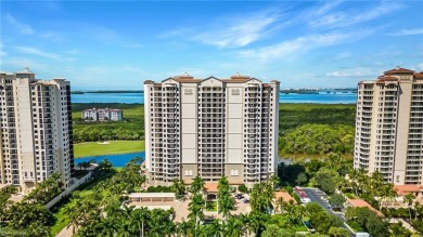 Welcome to luxury living in this 3 bedroom + den, corner unit on The Colony Golf and Country Club in Florida - for sale on GolfHomes.com, golf home, golf lot