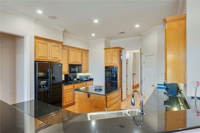 Beautifully positioned on an oversized lot along the 18th on Pebble Creek Country Club in Texas - for sale on GolfHomes.com, golf home, golf lot