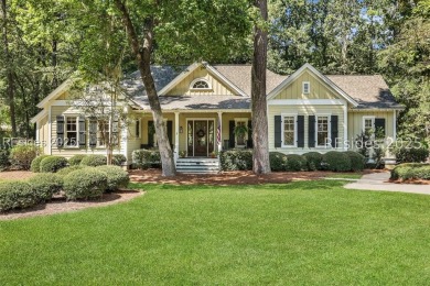 This beautifully renovated single-story home is nestled on a on Oldfield Golf Club in South Carolina - for sale on GolfHomes.com, golf home, golf lot