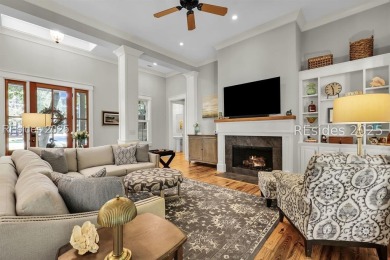 This beautifully renovated single-story home is nestled on a on Oldfield Golf Club in South Carolina - for sale on GolfHomes.com, golf home, golf lot