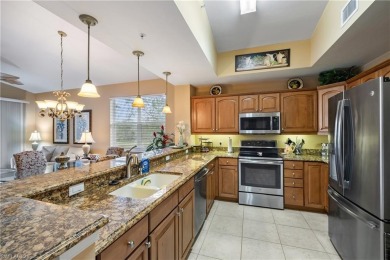 New listing. Bright three bdrm end unit with golf and lake views on Pelican Preserve Golf Club in Florida - for sale on GolfHomes.com, golf home, golf lot