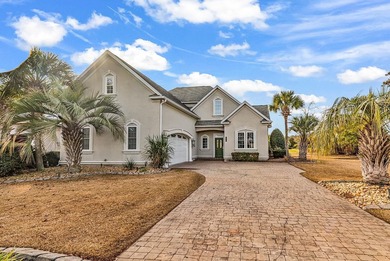 Custom built Mediterranean style home located in the gated on Myrtlewood Golf Course and Club  in South Carolina - for sale on GolfHomes.com, golf home, golf lot