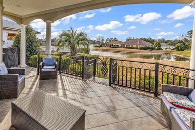 Custom built Mediterranean style home located in the gated on Myrtlewood Golf Course and Club  in South Carolina - for sale on GolfHomes.com, golf home, golf lot