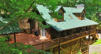 Welcome to this rare 4 bedroom, 3 1/2 bath LOG CABIN find in an on Bent Tree Golf Course in Georgia - for sale on GolfHomes.com, golf home, golf lot