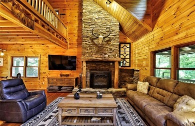 Welcome to this rare 4 bedroom, 3 1/2 bath LOG CABIN find in an on Bent Tree Golf Course in Georgia - for sale on GolfHomes.com, golf home, golf lot