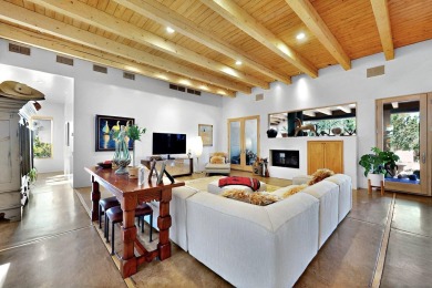 This 4 bedroom, 4 bath home, of which 1 Bedroom and 1 Bath are on The Club At Las Campanas  in New Mexico - for sale on GolfHomes.com, golf home, golf lot