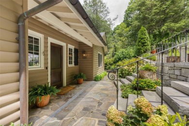 This first fairway home at Highlands Country Club combines a on Highlands Country Club in North Carolina - for sale on GolfHomes.com, golf home, golf lot