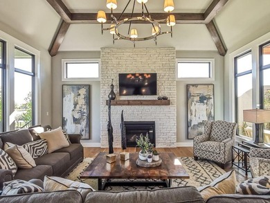 MODEL HOME NOT FOR SALE AT THIS TIME. The beautiful Courtland on Staley Farms Golf Club in Missouri - for sale on GolfHomes.com, golf home, golf lot