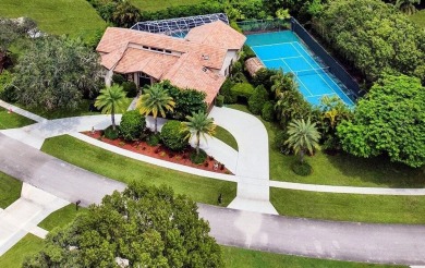 Just 4 min to WEF, this exceptionally secluded Tennis Court on The Wanderers Club in Florida - for sale on GolfHomes.com, golf home, golf lot