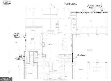 NOW UNDER CONSTRUCTION in the prestigious, gated Echelon Golf on Echelon Golf Club in Georgia - for sale on GolfHomes.com, golf home, golf lot