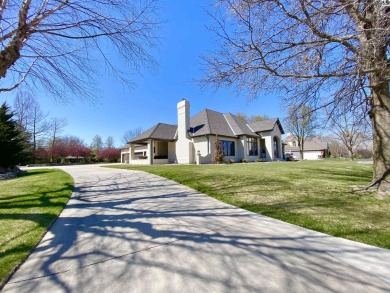 Custom-built home situated on 2.14 acres w/beautiful views of on Prairie Dunes Country Club in Kansas - for sale on GolfHomes.com, golf home, golf lot