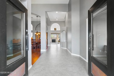 Perched atop a scenic hill in the prestigious Oro Valley Heights on Oro Valley Country Club in Arizona - for sale on GolfHomes.com, golf home, golf lot