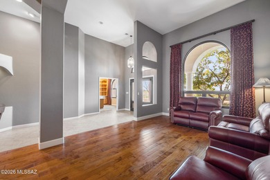 Perched atop a scenic hill in the prestigious Oro Valley Heights on Oro Valley Country Club in Arizona - for sale on GolfHomes.com, golf home, golf lot