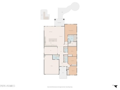 Nestled on a serene mountainside cul-de-sac in the highly on Estrella Mountain Ranch Golf Course in Arizona - for sale on GolfHomes.com, golf home, golf lot