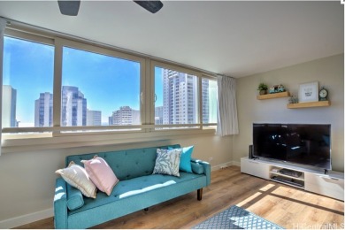 FULLY RENOVATED FULLY FURNISHED HIGH FLOOR OCEAN VIEW 1 BEDROOM on Ala Wai Golf Course in Hawaii - for sale on GolfHomes.com, golf home, golf lot