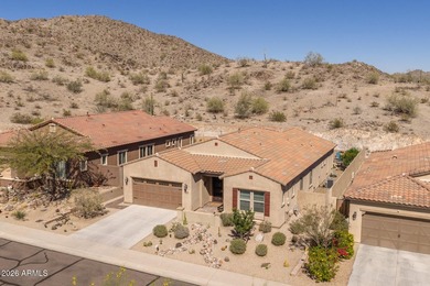 Nestled on a serene mountainside cul-de-sac in the highly on Estrella Mountain Ranch Golf Course in Arizona - for sale on GolfHomes.com, golf home, golf lot