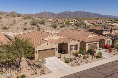 Nestled on a serene mountainside cul-de-sac in the highly on Estrella Mountain Ranch Golf Course in Arizona - for sale on GolfHomes.com, golf home, golf lot