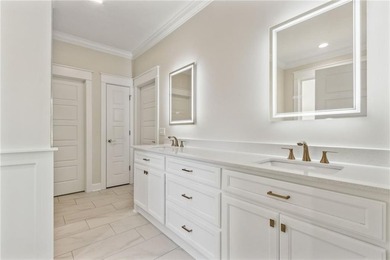 MOVE IN READY! This stunning two-story home by local builder on Laurel Island Links in Georgia - for sale on GolfHomes.com, golf home, golf lot