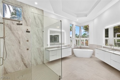 Experience refined luxury living in this freshly remodeled Wyman on Gulf Harbour Yacht and Country Club in Florida - for sale on GolfHomes.com, golf home, golf lot