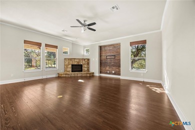 Nestled on a corner lot and along the 17th fairway of the on Apple Rock Golf Course - Horseshoe Bay in Texas - for sale on GolfHomes.com, golf home, golf lot