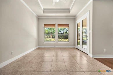 Nestled on a corner lot and along the 17th fairway of the on Apple Rock Golf Course - Horseshoe Bay in Texas - for sale on GolfHomes.com, golf home, golf lot