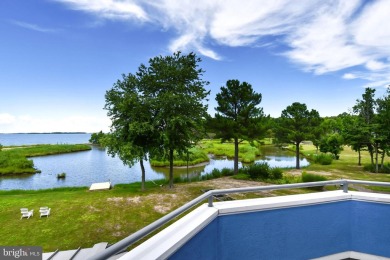 Amazing water views fill this custom built home located in on Prospect Bay Country Club in Maryland - for sale on GolfHomes.com, golf home, golf lot