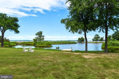 Amazing water views fill this custom built home located in on Prospect Bay Country Club in Maryland - for sale on GolfHomes.com, golf home, golf lot