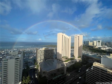 Rare high floor, corner-end unit in the preferred '04 stack in on Ala Wai Golf Course in Hawaii - for sale on GolfHomes.com, golf home, golf lot