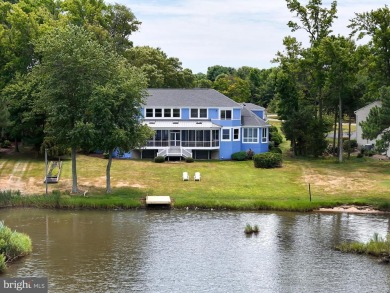 Amazing water views fill this custom built home located in on Prospect Bay Country Club in Maryland - for sale on GolfHomes.com, golf home, golf lot