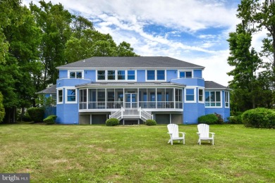 Amazing water views fill this custom built home located in on Prospect Bay Country Club in Maryland - for sale on GolfHomes.com, golf home, golf lot