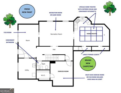 WOW! GREAT HOME + POTENTIAL GALORE IN WOODMONT INCLUDES $15K on Woodmont Golf and Country Club in Georgia - for sale on GolfHomes.com, golf home, golf lot