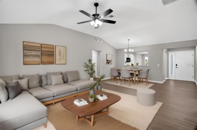 BEAUTIFULLY RENOVATED 3/2 WISTERIA MODEL with NEW ROOF (2025) on The Links of Spruce Creek in Florida - for sale on GolfHomes.com, golf home, golf lot
