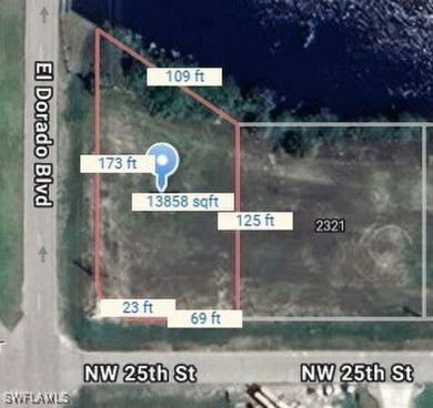 Beautiful Oversized Corner Lot on the Water! Come Build your on Burnt Store Golf Club in Florida - for sale on GolfHomes.com, golf home, golf lot