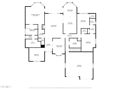 This 2,500 sq ft all-brick home offers comfortable one-level on Link Hills Country Club in Tennessee - for sale on GolfHomes.com, golf home, golf lot