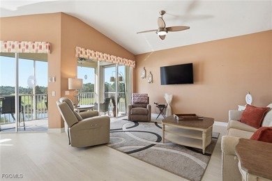 Enjoy easy Florida living in this top-floor, 2-bedroom, 2-bath on Miromar Lakes Golf Club in Florida - for sale on GolfHomes.com, golf home, golf lot