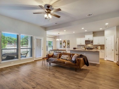 Beautiful one-story Blanco Valley Home tucked back in the gated on Vaaler Creek Golf Club in Texas - for sale on GolfHomes.com, golf home, golf lot