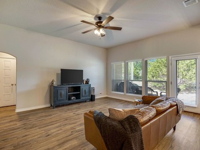 Beautiful one-story Blanco Valley Home tucked back in the gated on Vaaler Creek Golf Club in Texas - for sale on GolfHomes.com, golf home, golf lot