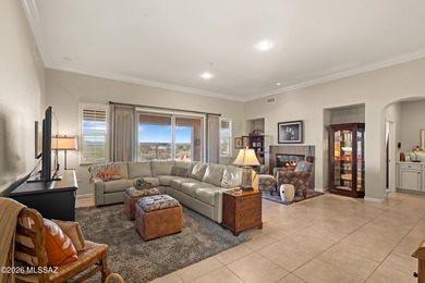 Perfectly positioned on the 13th fairway of the SaddleBrooke on Saddlebrooke Ranch Golf Club in Arizona - for sale on GolfHomes.com, golf home, golf lot