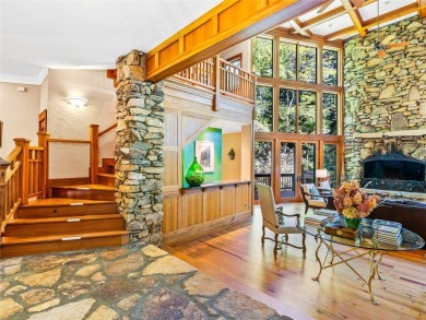 This impressive home boasts a distinctive yet captivating on Lake Toxaway Country Club in North Carolina - for sale on GolfHomes.com, golf home, golf lot