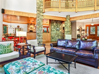 This impressive home boasts a distinctive yet captivating on Lake Toxaway Country Club in North Carolina - for sale on GolfHomes.com, golf home, golf lot