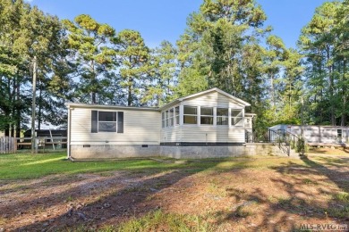 Remodeled manufactured home in lovely waterfront golf course on Tanglewood Shores Golf Club in Virginia - for sale on GolfHomes.com, golf home, golf lot