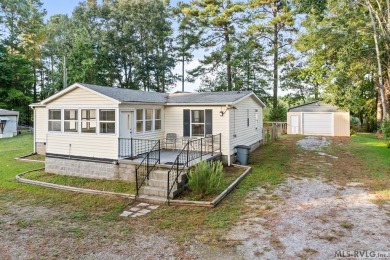 Remodeled manufactured home in lovely waterfront golf course on Tanglewood Shores Golf Club in Virginia - for sale on GolfHomes.com, golf home, golf lot
