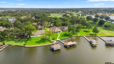 Step into the grand entrance of this exquisite lakehouse and be on Emerald Bay Club in Texas - for sale on GolfHomes.com, golf home, golf lot