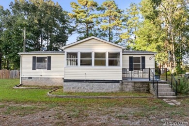 Remodeled manufactured home in lovely waterfront golf course on Tanglewood Shores Golf Club in Virginia - for sale on GolfHomes.com, golf home, golf lot