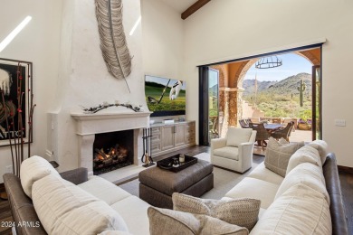 This Canyon Villa, nestled within the prestigious guard-gated on Silverleaf Golf Club in Arizona - for sale on GolfHomes.com, golf home, golf lot
