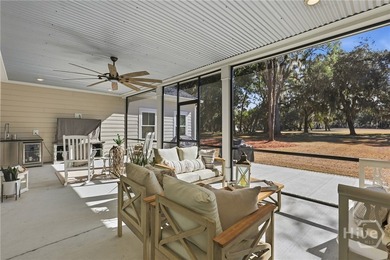 Experience Luxury Low-Country Living in this Beautifully Built on Sapelo Hammock Golf Club in Georgia - for sale on GolfHomes.com, golf home, golf lot
