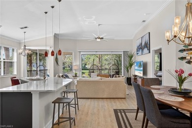 Sensational and fully renovated, this second-floor carriage home on Pelican Sound Golf and River Club in Florida - for sale on GolfHomes.com, golf home, golf lot