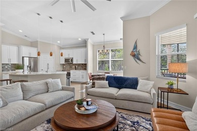 Sensational and fully renovated, this second-floor carriage home on Pelican Sound Golf and River Club in Florida - for sale on GolfHomes.com, golf home, golf lot